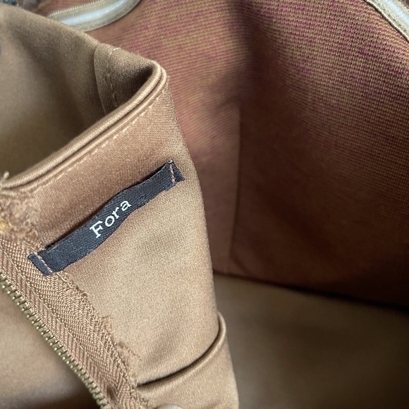 NWOT Strapless Golden Brown Feather Bust Mini Dress - Picture 11 of 12